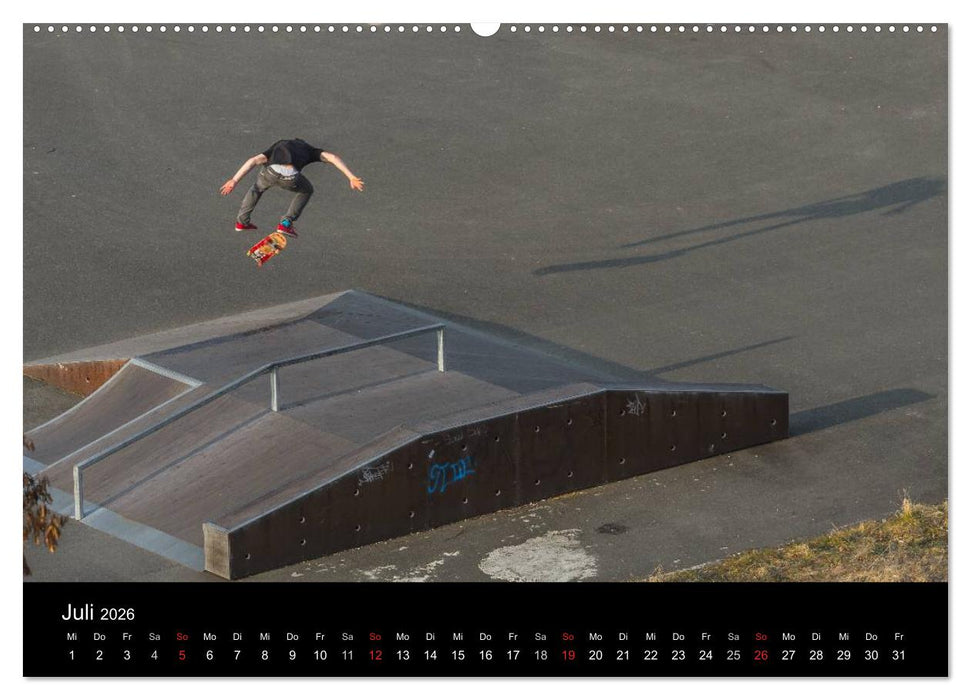 it's SKATEBOARDING (CALVENDO Premium Wandkalender 2026)