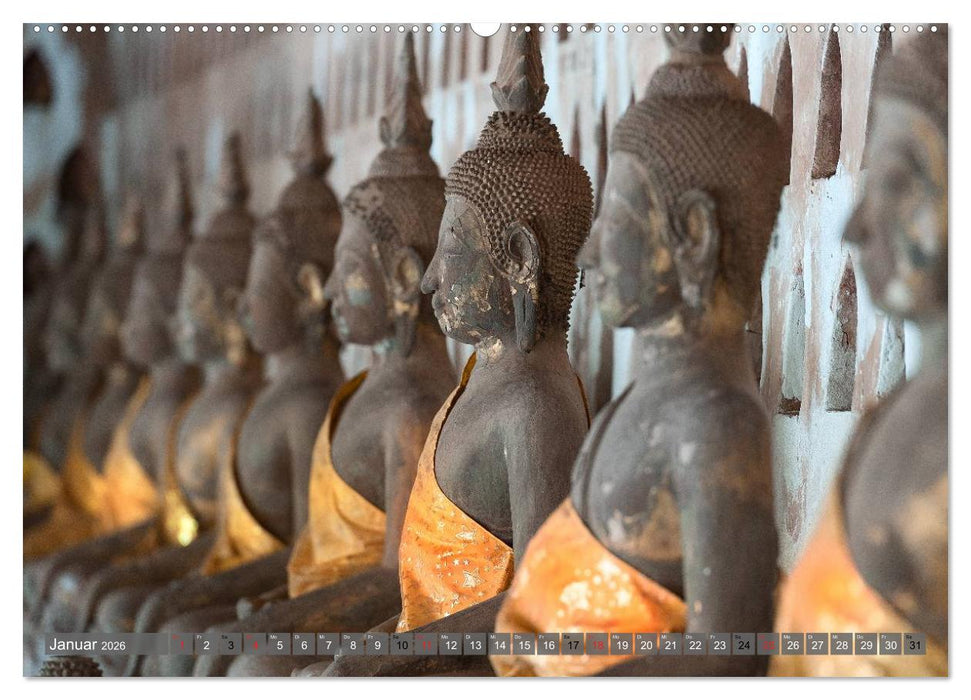Buddha - Momente der inneren Einkehr (CALVENDO Premium Wandkalender 2026)