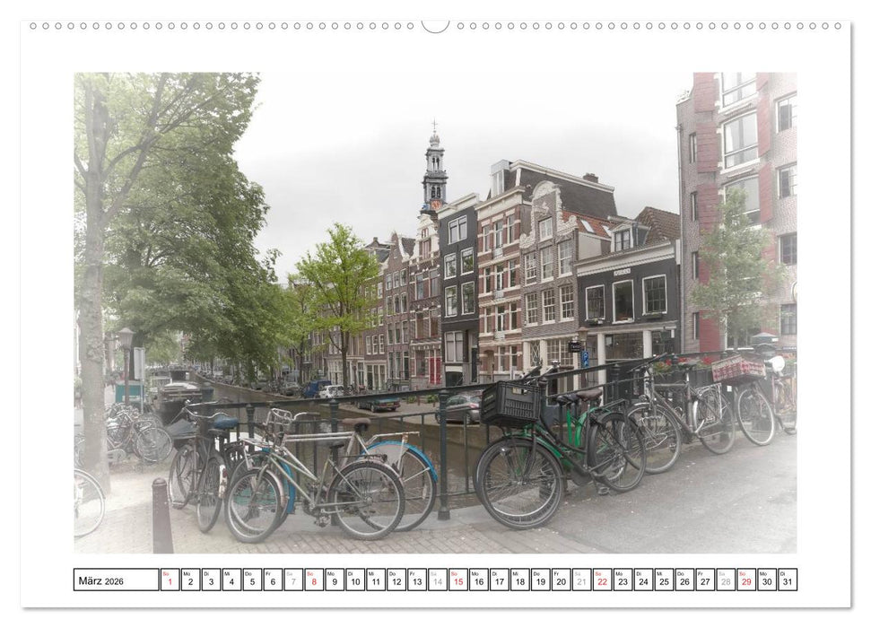 AMSTERDAM Erinnerungen (CALVENDO Premium Wandkalender 2026)