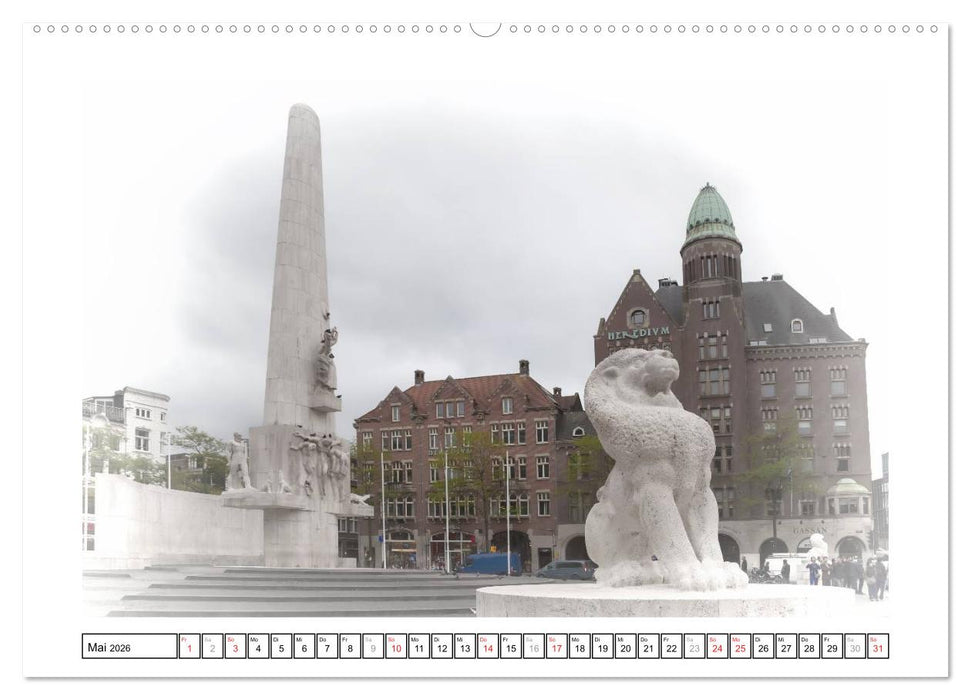 AMSTERDAM Erinnerungen (CALVENDO Premium Wandkalender 2026)