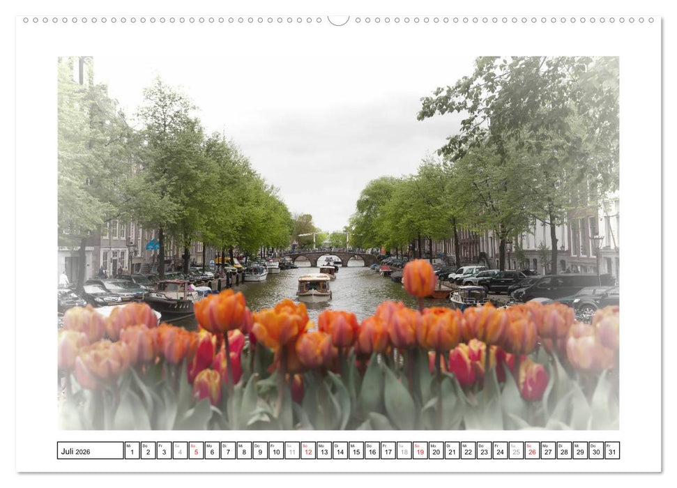 AMSTERDAM Erinnerungen (CALVENDO Premium Wandkalender 2026)