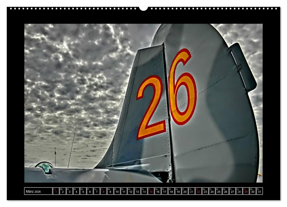 Farbe rund ums Flugzeug! (CALVENDO Premium Wandkalender 2026)