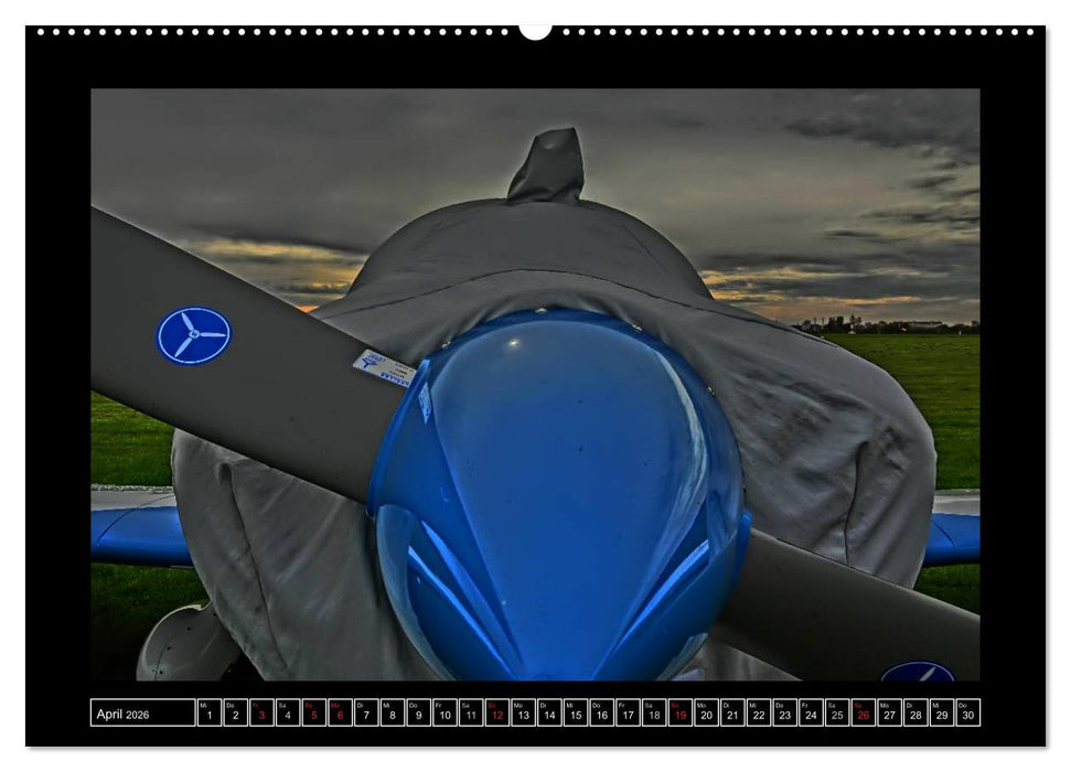 Farbe rund ums Flugzeug! (CALVENDO Premium Wandkalender 2026)