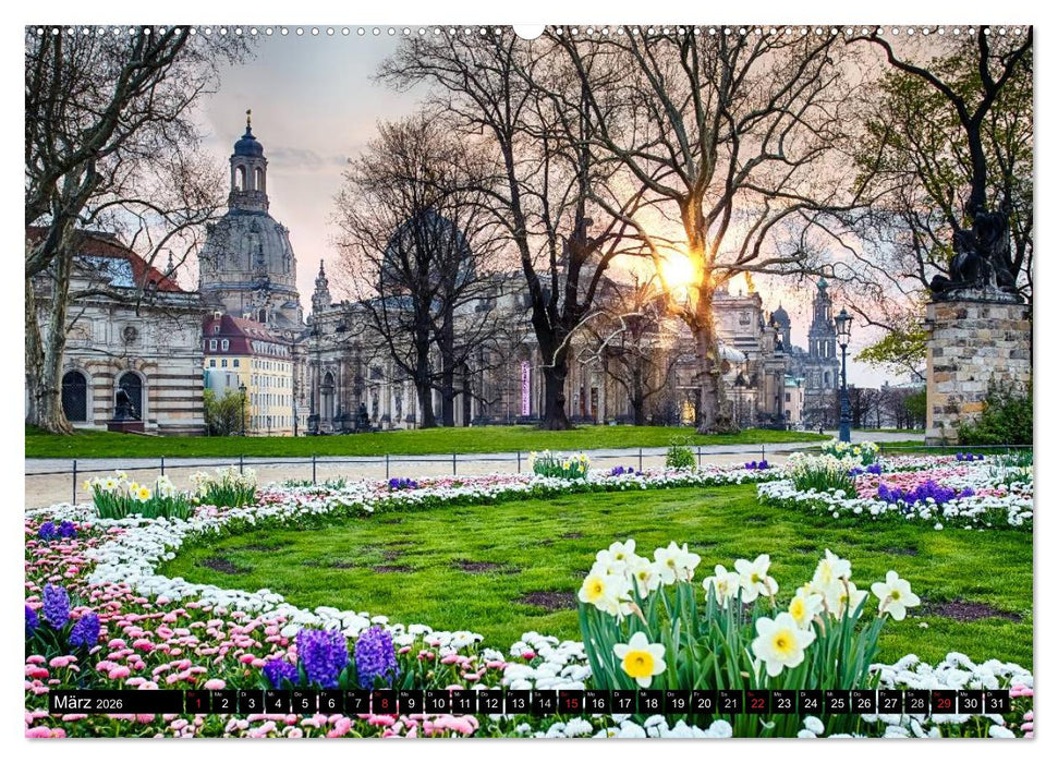 WUNDERVOLLES DRESDEN (CALVENDO Wandkalender 2026)