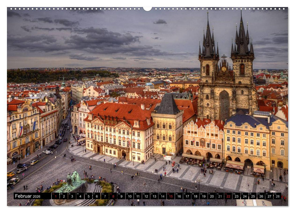 Europäische Städte (CALVENDO Premium Wandkalender 2026)