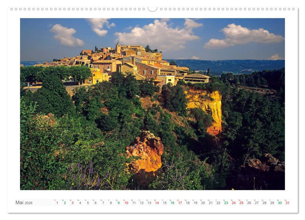 Farbenfrohe Provence (CALVENDO Wandkalender 2026)