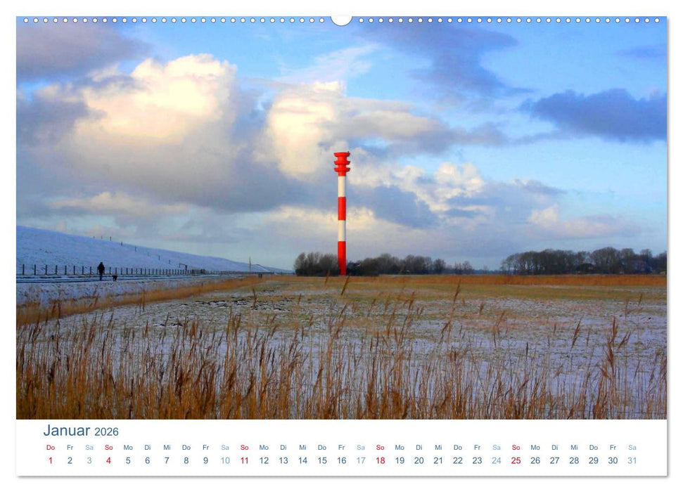 Butjadingen 2026. Impressionen zwischen Jade und Weser (CALVENDO Premium Wandkalender 2026)