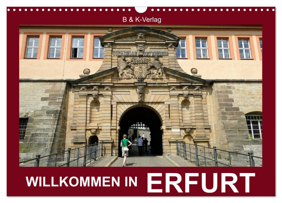 Willkommen in ERFURT (CALVENDO Wandkalender 2026)