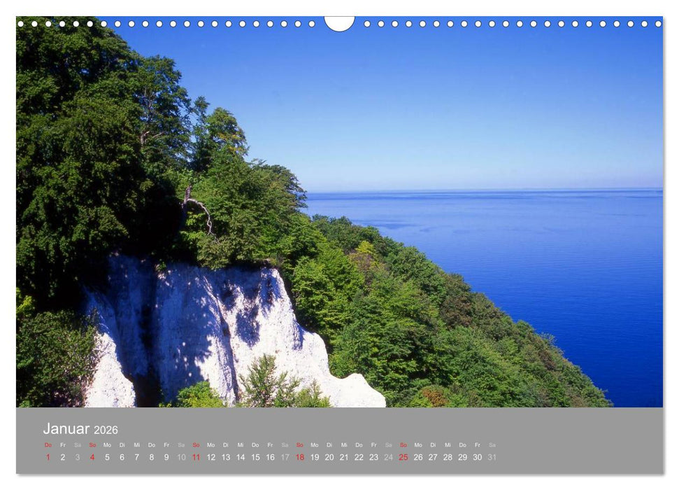 Blick auf die Nord-und Ostsee (CALVENDO Wandkalender 2026)