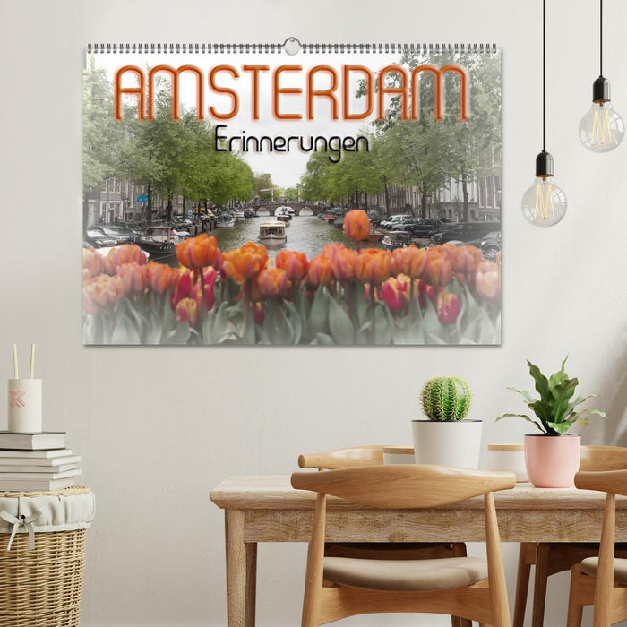 AMSTERDAM Erinnerungen (CALVENDO Wandkalender 2026)