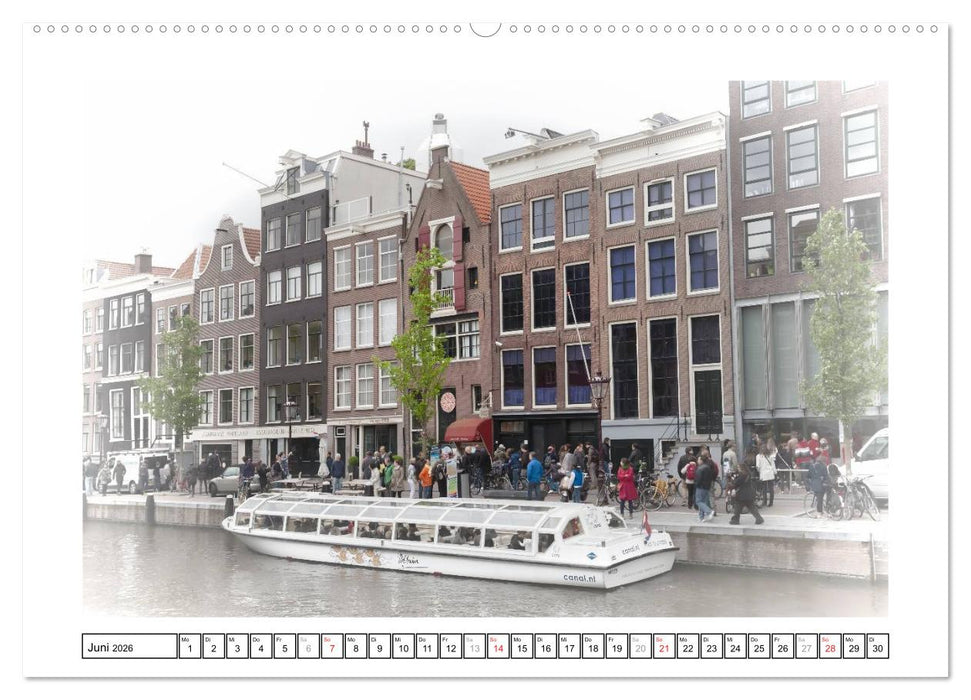 AMSTERDAM Erinnerungen (CALVENDO Wandkalender 2026)