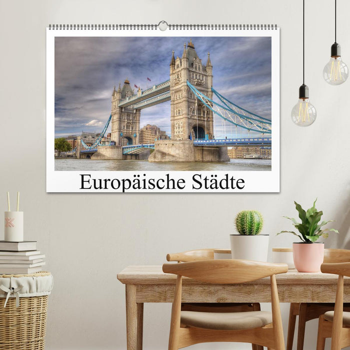 Europäische Städte (CALVENDO Wandkalender 2026)