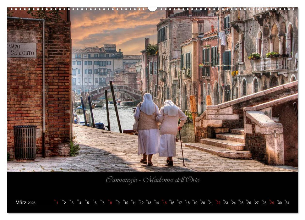 Venedig – La Serenissima (CALVENDO Premium Wandkalender 2026)