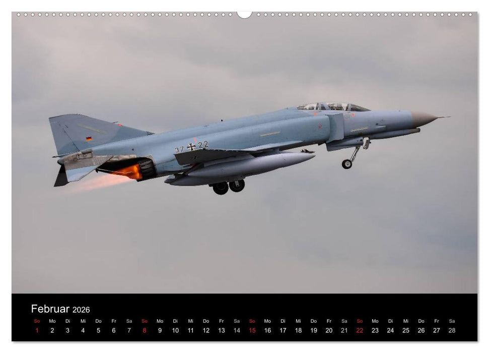Phantoms bei der Luftwaffe (CALVENDO Premium Wandkalender 2026)