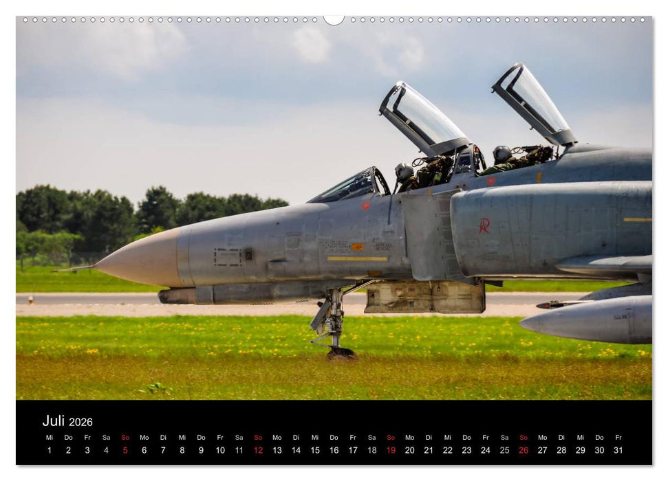 Phantoms bei der Luftwaffe (CALVENDO Premium Wandkalender 2026)