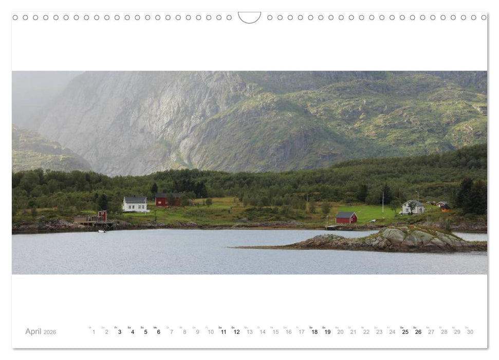 Panoramen der norwegischen Küste (CALVENDO Wandkalender 2026)