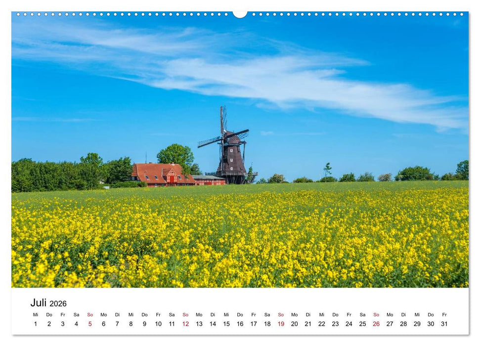 Fehmarn - "fe mer" natürlich "am Meer gelegen" (CALVENDO Premium Wandkalender 2026)