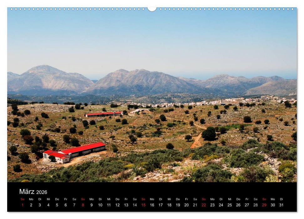 Insel Kreta (CALVENDO Premium Wandkalender 2026)