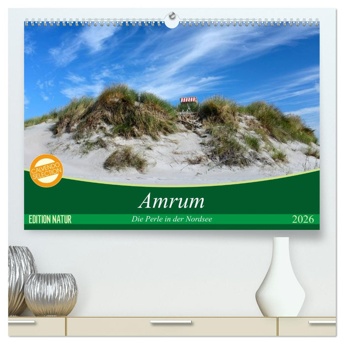 Amrum, die Perle in der Nordsee (CALVENDO Premium Wandkalender 2026)