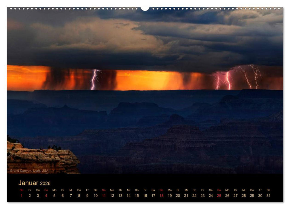 USA Der Südwesten - Einzigartige Monumente (CALVENDO Premium Wandkalender 2026)