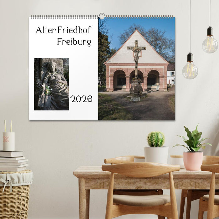 Alter Friedhof Freiburg (CALVENDO Wandkalender 2026)