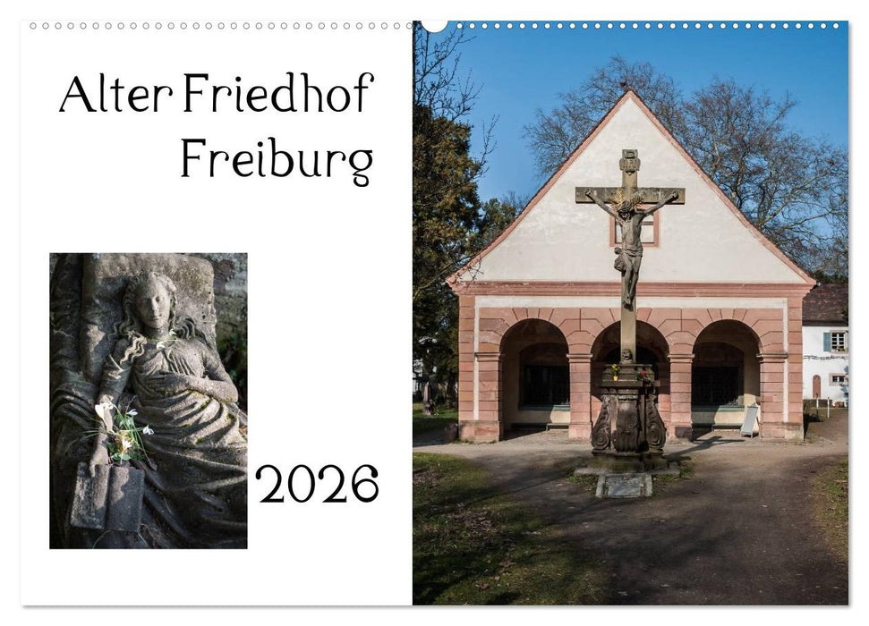 Alter Friedhof Freiburg (CALVENDO Wandkalender 2026)