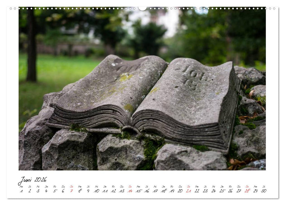 Alter Friedhof Freiburg (CALVENDO Wandkalender 2026)