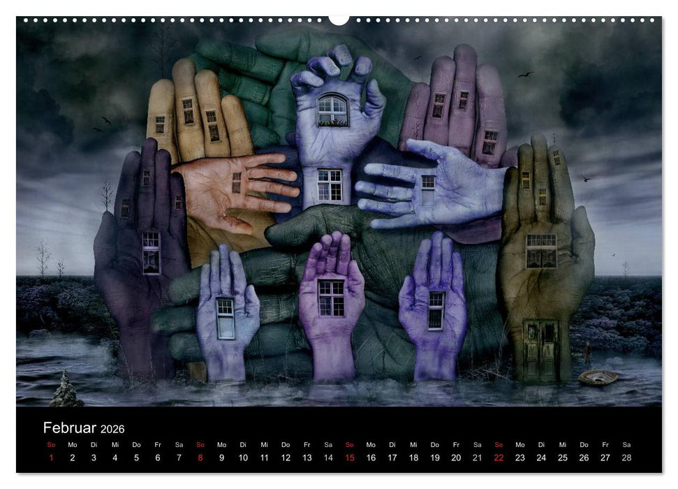 Moderner Surrealismus (CALVENDO Premium Wandkalender 2026)