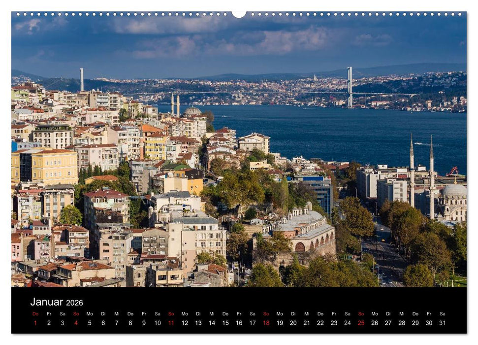 Unterwegs in Istanbul (CALVENDO Premium Wandkalender 2026)