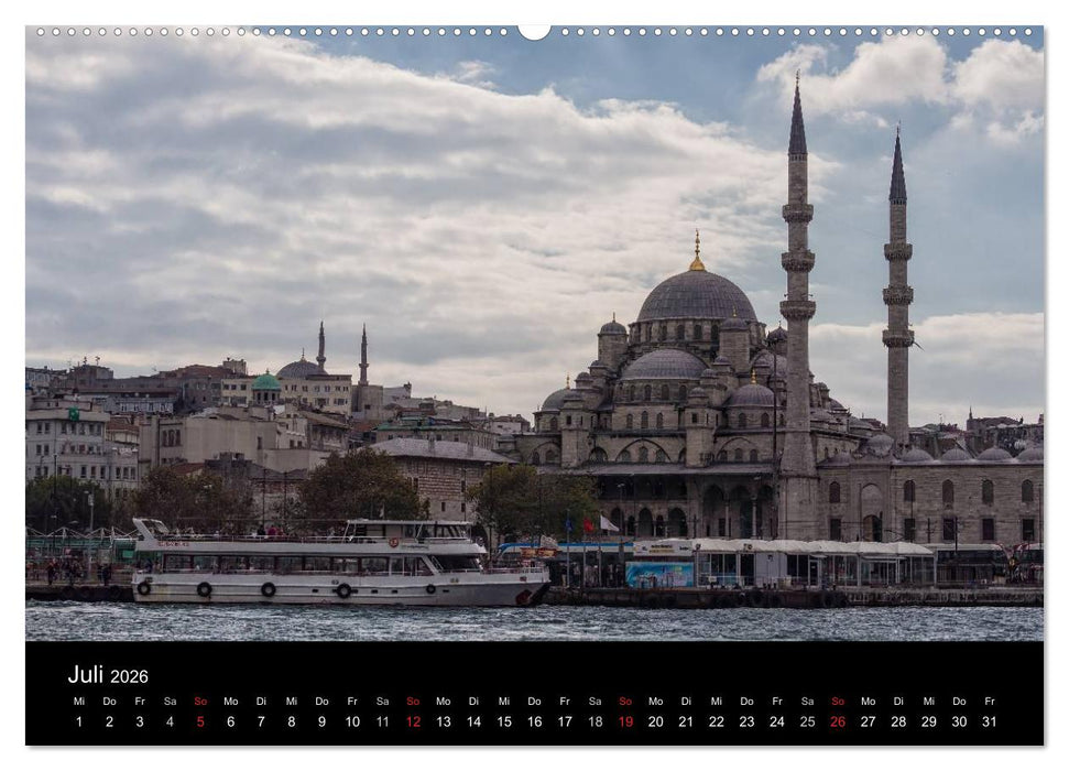 Unterwegs in Istanbul (CALVENDO Premium Wandkalender 2026)