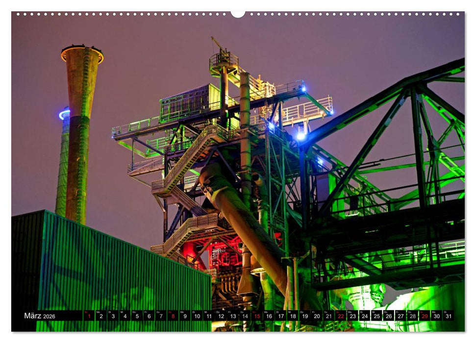 Auf der Route der Industriekultur (CALVENDO Wandkalender 2026)