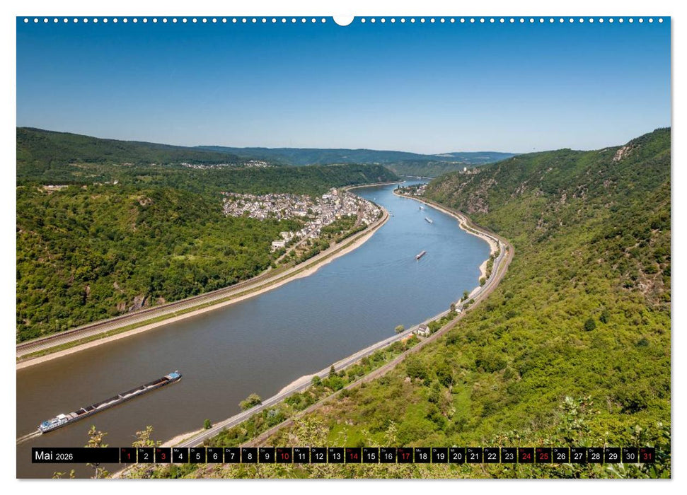 Rheinsteig Impressionen III (CALVENDO Wandkalender 2026)