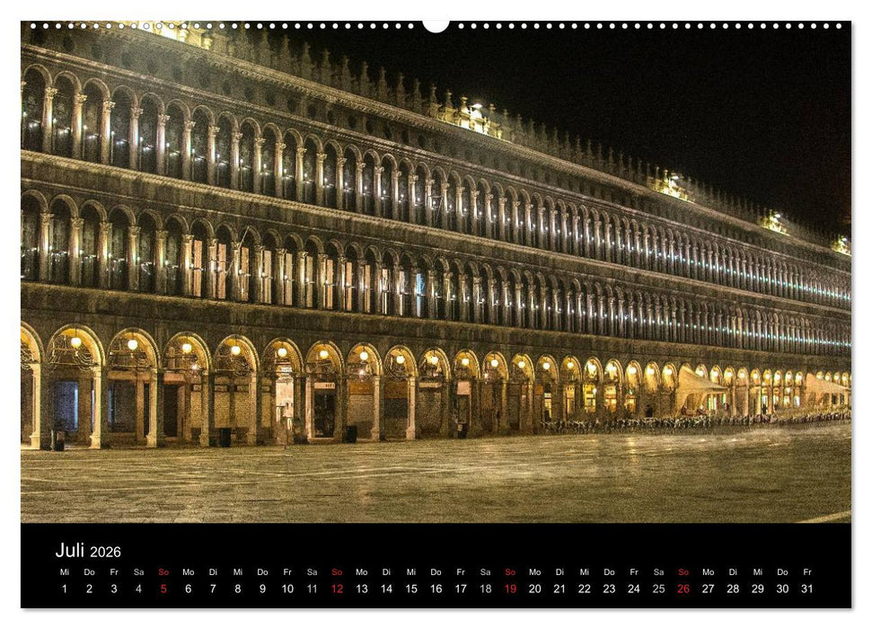 Venedig - la Serenissima (CALVENDO Premium Wandkalender 2026)