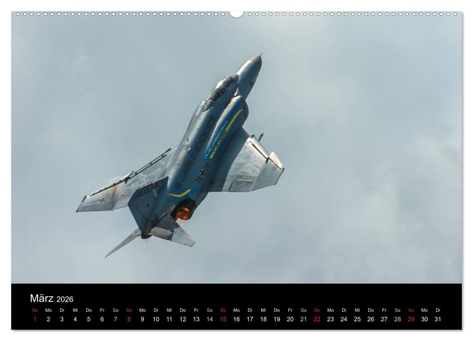 Phantoms bei der Luftwaffe (CALVENDO Wandkalender 2026)