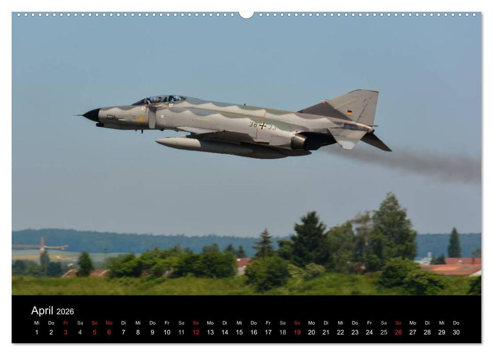 Phantoms bei der Luftwaffe (CALVENDO Wandkalender 2026)