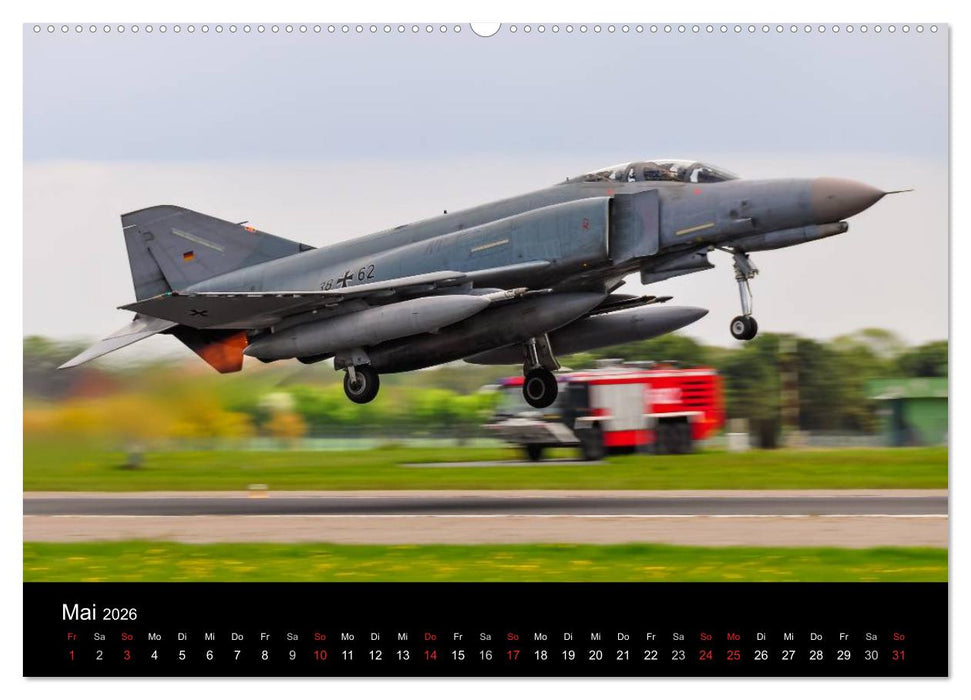 Phantoms bei der Luftwaffe (CALVENDO Wandkalender 2026)