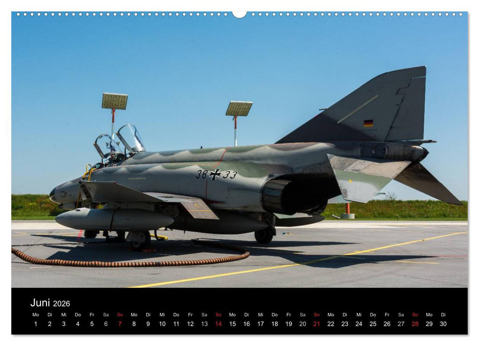Phantoms bei der Luftwaffe (CALVENDO Wandkalender 2026)