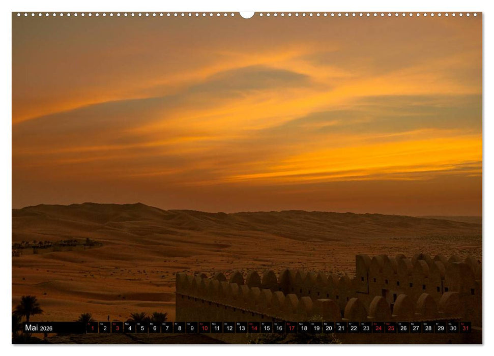 Rub al Khali - die grösste Sandwüste der Erde (CALVENDO Premium Wandkalender 2026)