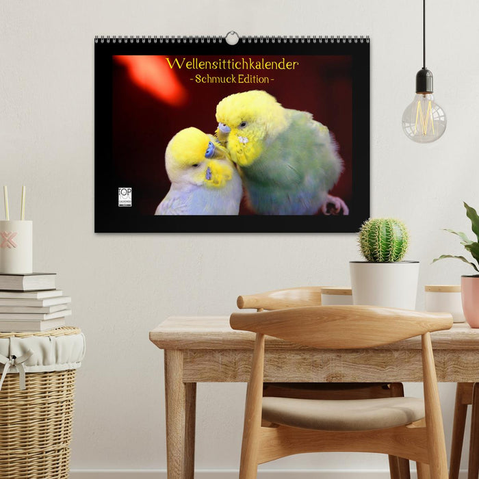 Wellensittichkalender - Schmuck Edition (CALVENDO Wandkalender 2026)