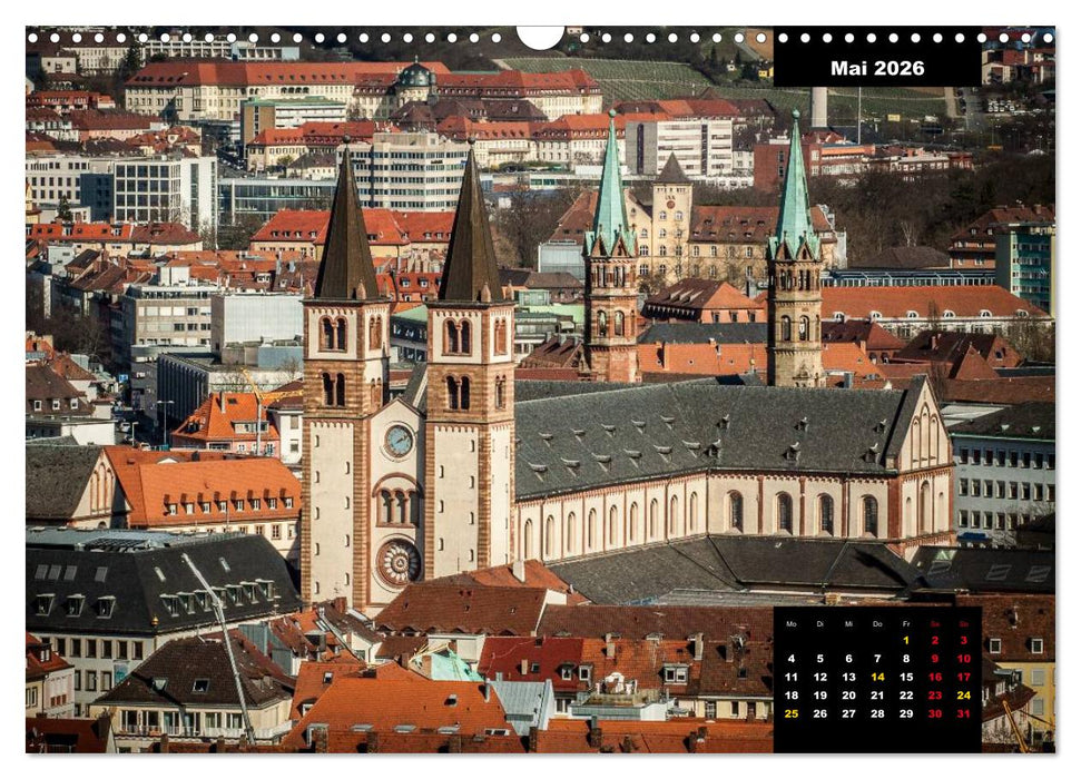 Würzburg - Die Perle Unterfrankens (CALVENDO Wandkalender 2026)