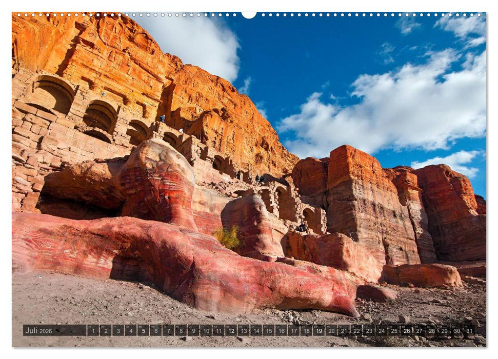 Jordanien – Felsenstadt Petra (CALVENDO Premium Wandkalender 2026)