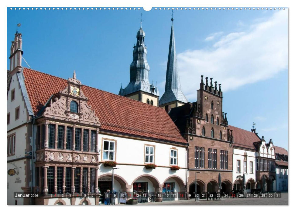 Malerisches Lemgo (CALVENDO Premium Wandkalender 2026)