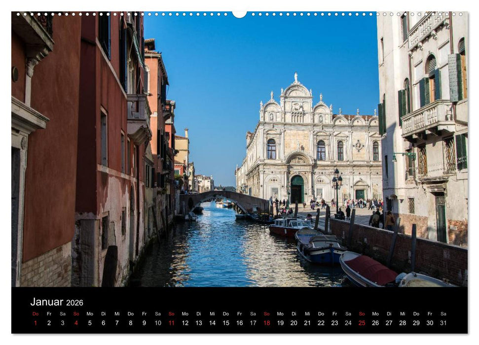 Venedig - la Serenissima (CALVENDO Wandkalender 2026)