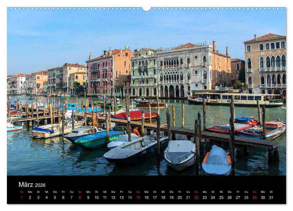 Venedig - la Serenissima (CALVENDO Wandkalender 2026)