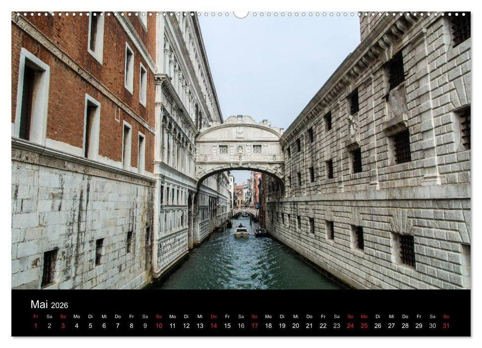 Venedig - la Serenissima (CALVENDO Wandkalender 2026)