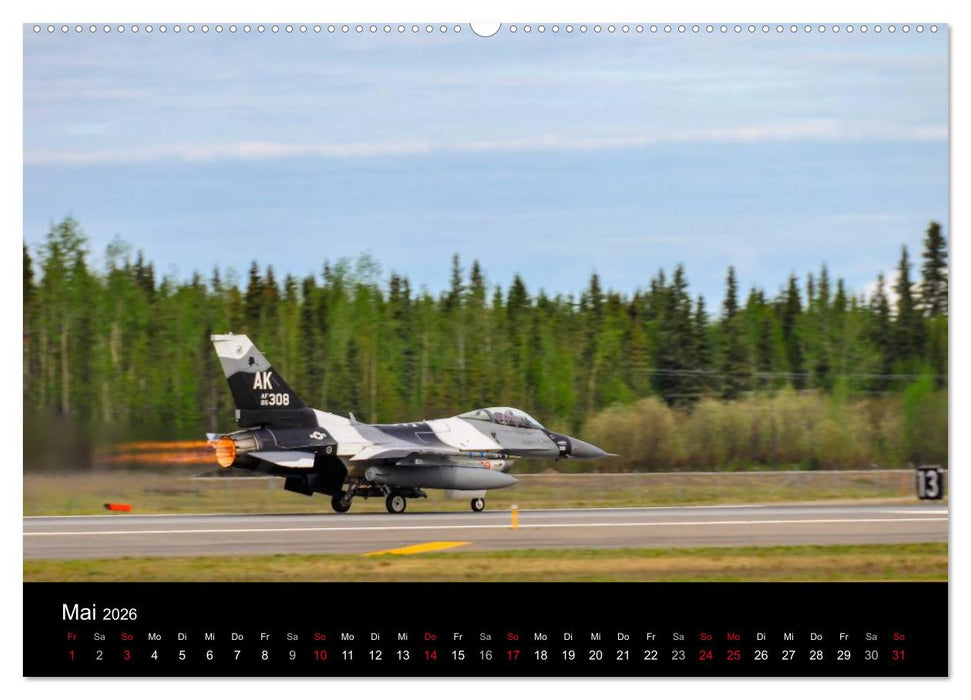 F-16 Fliegende Legende (CALVENDO Premium Wandkalender 2026)