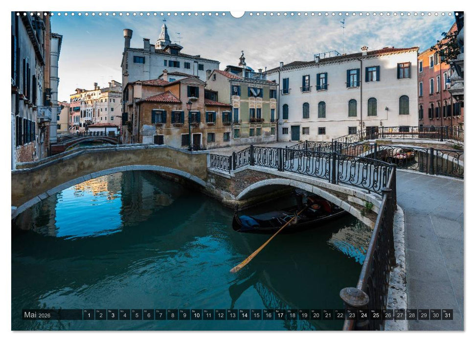 Venedig – Zauber der Lagunenstadt (CALVENDO Premium Wandkalender 2026)
