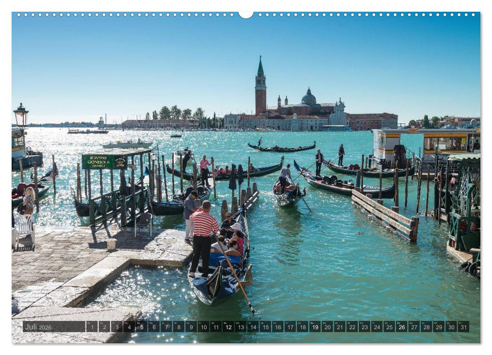 Venedig – Zauber der Lagunenstadt (CALVENDO Premium Wandkalender 2026)