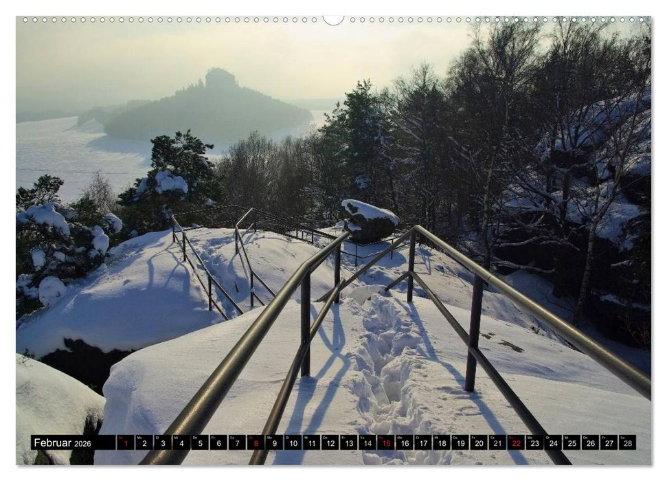 Elbsandsteingebirge (CALVENDO Wandkalender 2026)