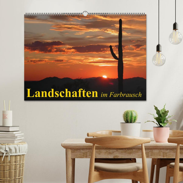Landschaften im Farbrausch (CALVENDO Wandkalender 2026)